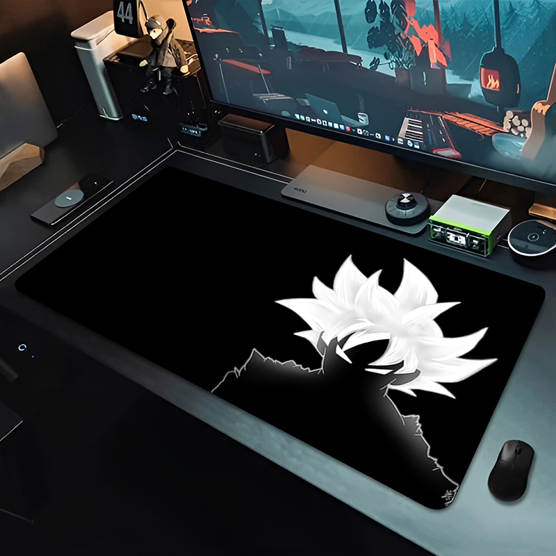 Gaming Accessories For Setup - DBZ Black Anime Muismat Dragon Ball