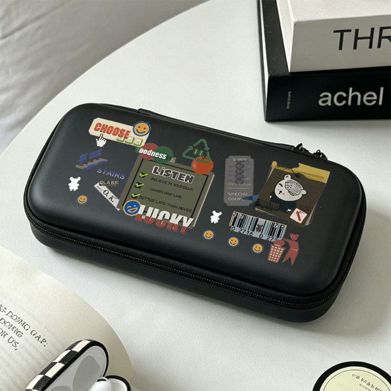 Gaming Accessories Bag - Macaron Color harde opbergtas met gaasvakken