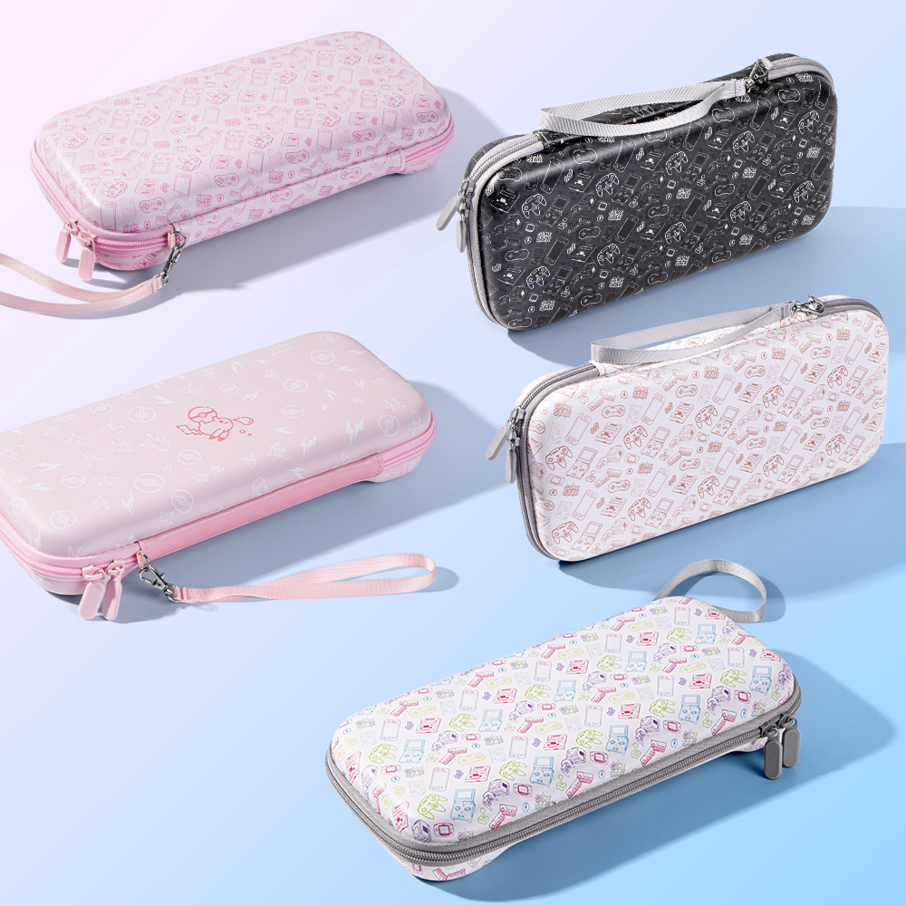 Gaming Accessories Bag - Draagbare klassieke print EVA harde gameconsole