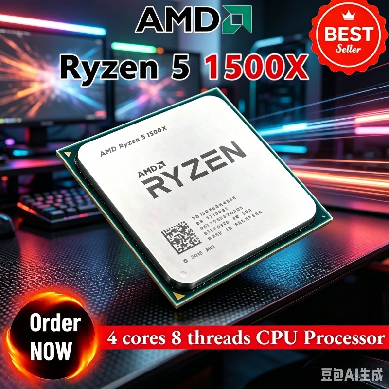 Amd Cpu Ryzen 5 - 100% gloednieuwe AMD Ryzen 5 1500X