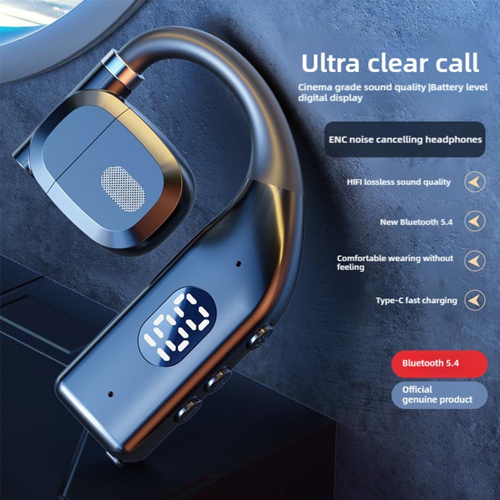 Gaming Accessories Headset - Oordopjes met oorhaakjes, draadloze Bluetooth 5.4