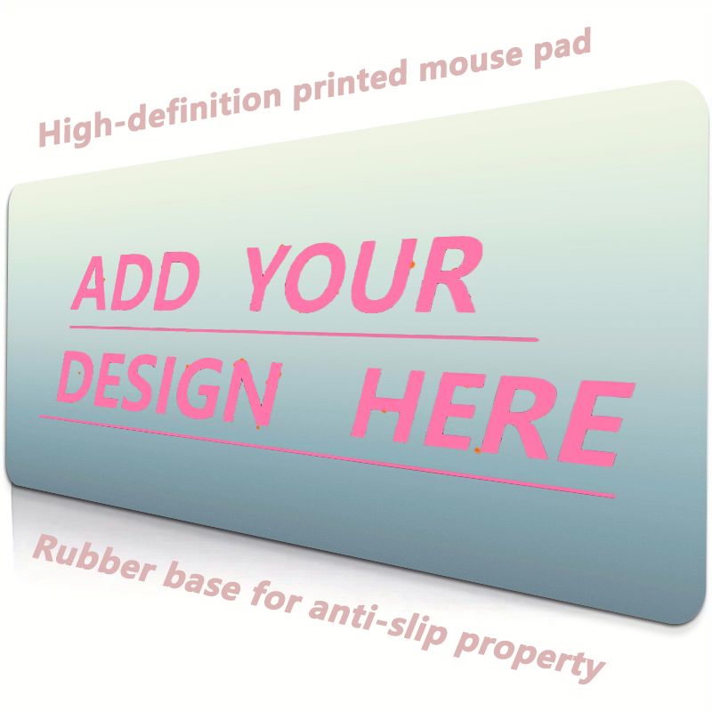 Gaming Accessories To Gift - Aangepaste foto-gaming-muismat, gepersonaliseerde foto-bureaumat, aangepaste grote