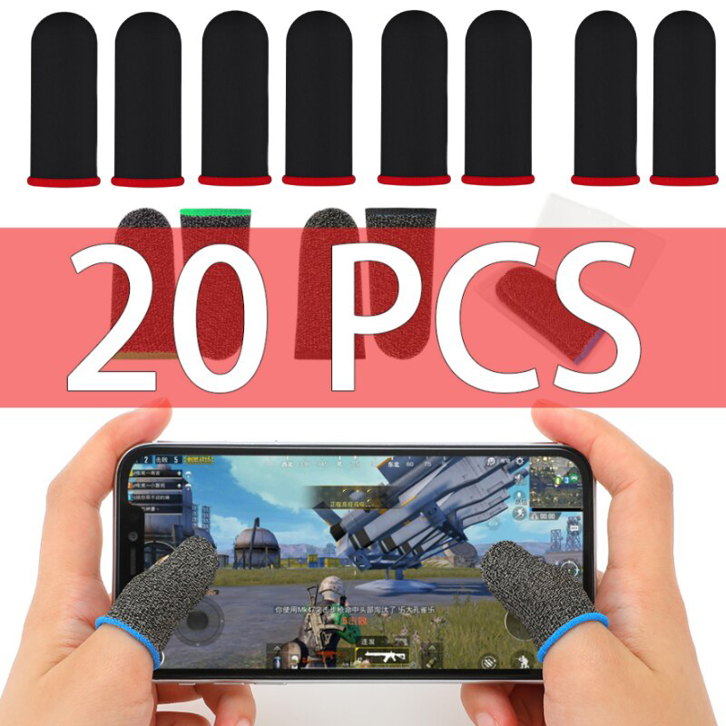 Gaming Accessories Mobile - 20/40 stuks Vingerhoes voor PUBG Mobiele