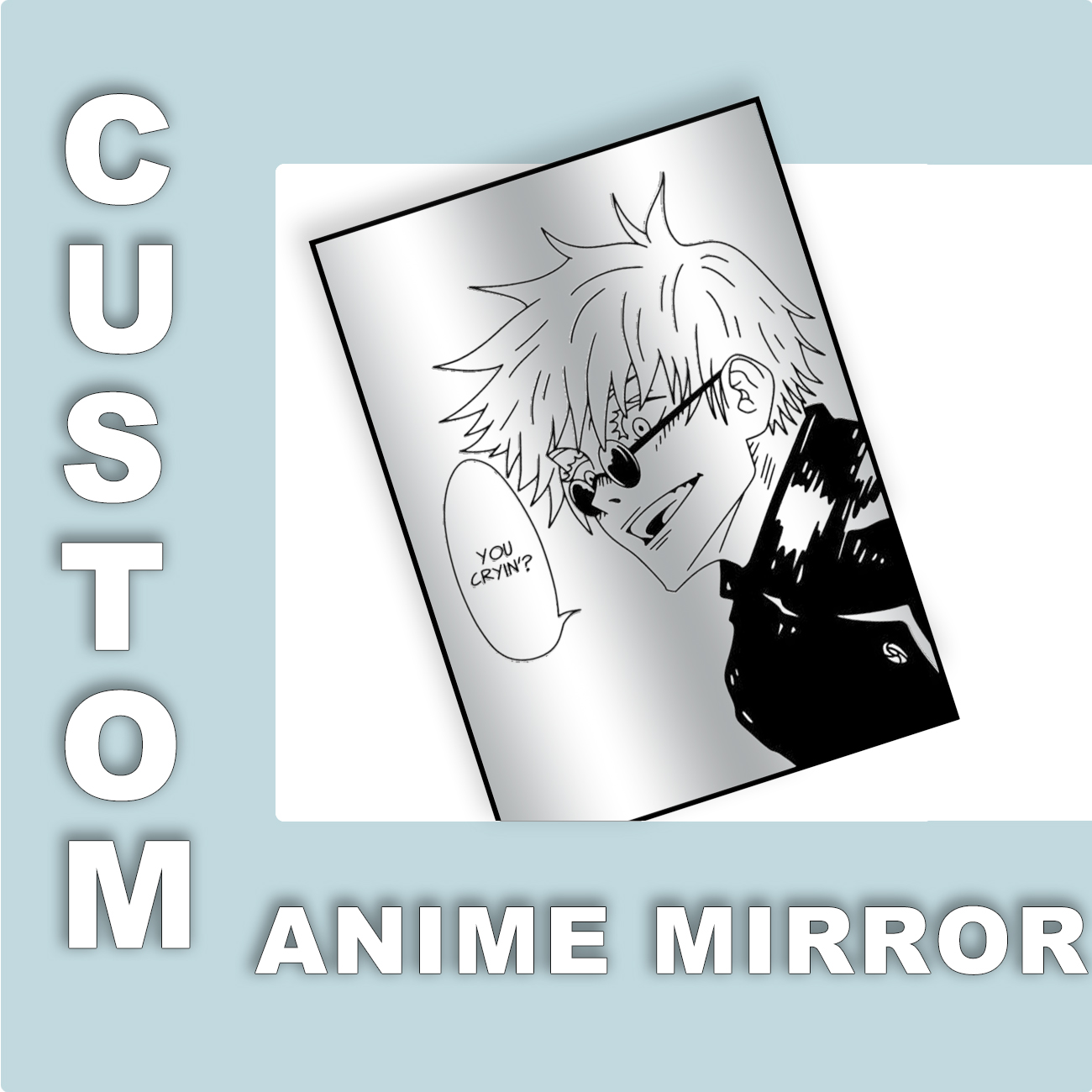 Op maat gemaakte anime spiegel - Gaming Accessories To Gift recensie en prijs