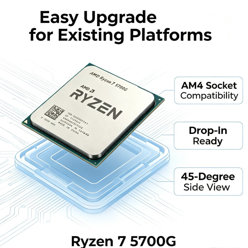 AMD R7 5700G Ryzen 7 5700G Soc - Amd Cpu Ryzen 7 recensie en prijs