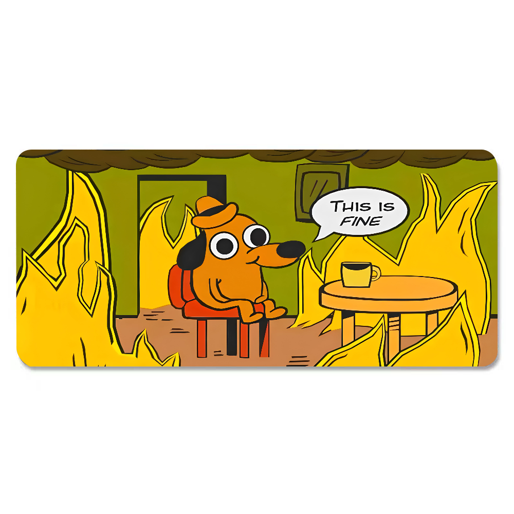 This Is Fine Dog Teckel Muisma - Gaming Accessories For Setup recensie en prijs