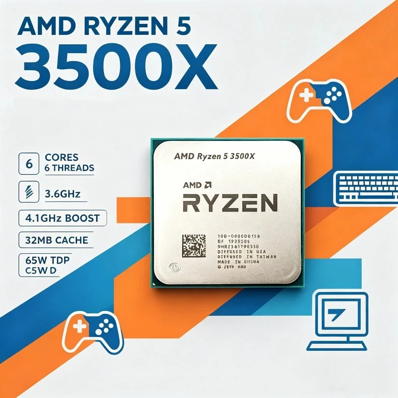 AMD Ryzen 5 3500X AM4 Desktop  - Amd Cpu Ryzen 5 recensie en prijs