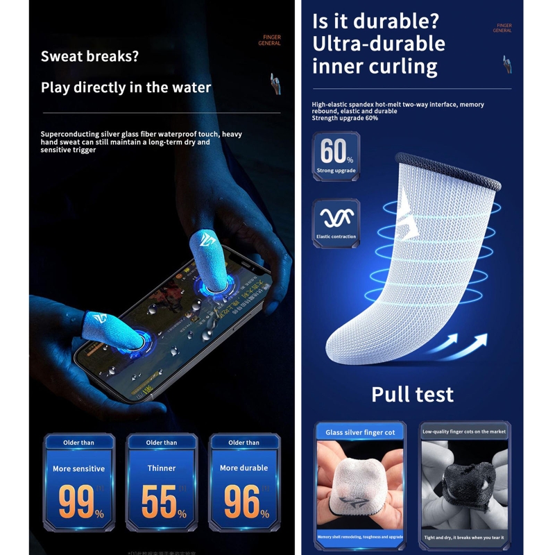 1 paar gamer vinger mouwen zwe - Gaming Accessories Mobile recensie en prijs