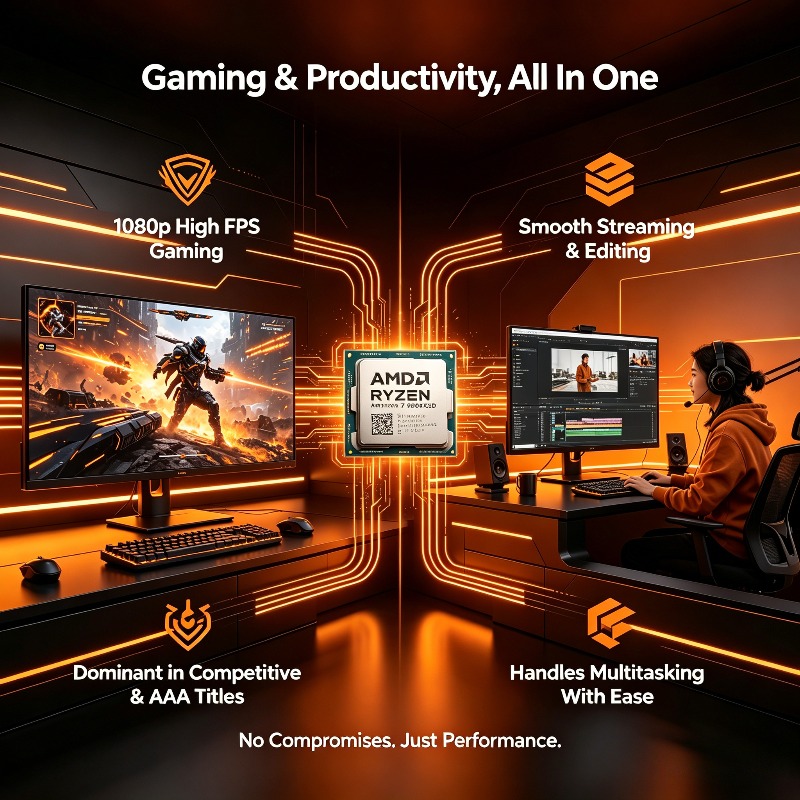 AMD Ryzen 7 9800X3D 8C 16T OC  - Amd Cpu Ryzen 7 recensie en prijs