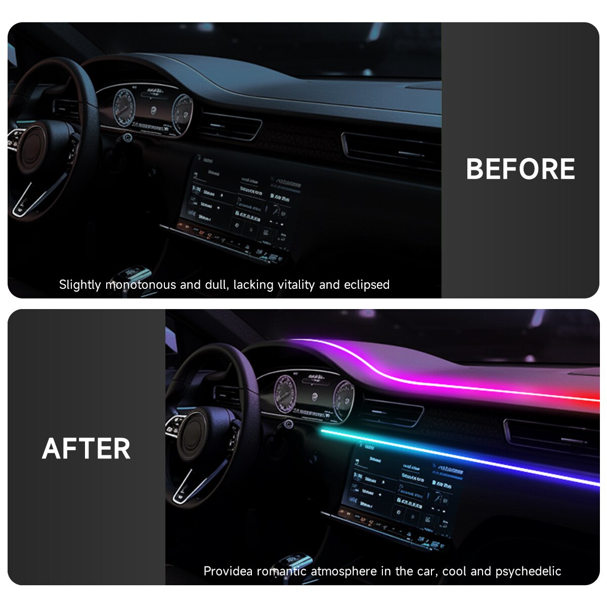 Auto LED Omgevingslicht USB 64 - Rgb Hub Sync recensie en prijs
