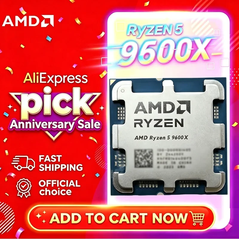 AMD Ryzen 5 9600X 100% AMD R5  - Amd Cpu Ryzen 5 recensie en prijs