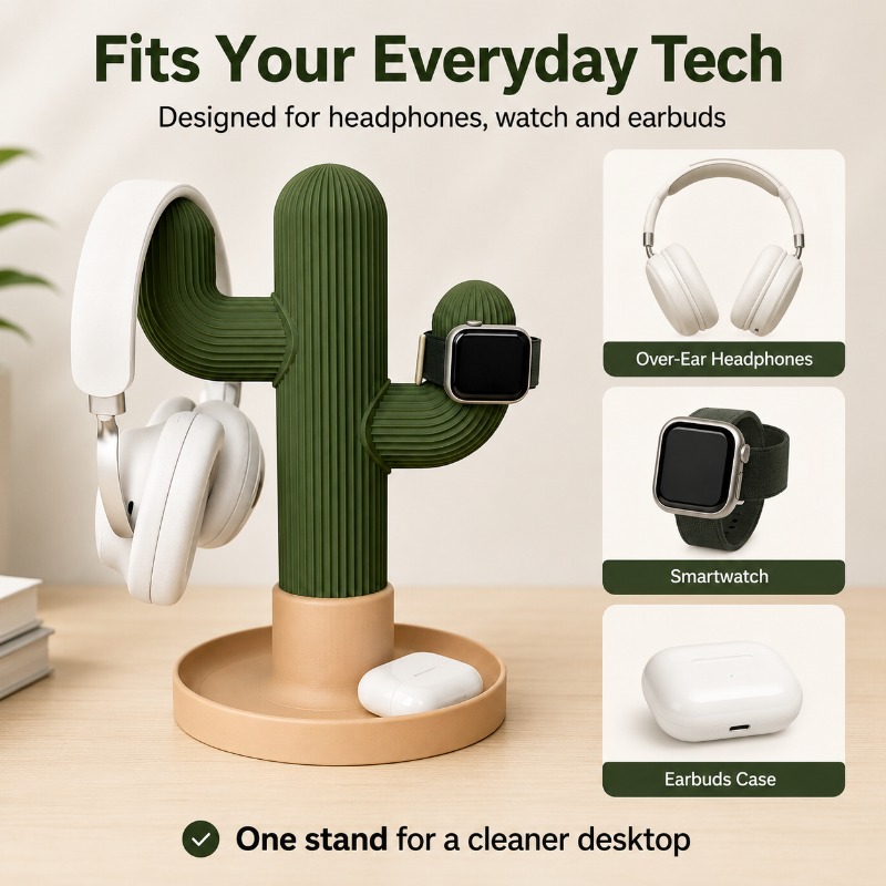 Minimalistische Cactus Headset - Gaming Accessories For Setup recensie en prijs